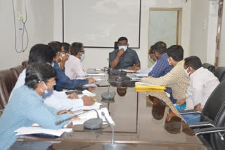 warangal urban collector conducted a meeting on drinking water facility in city