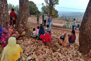 balrampur-sp-ramakrishna-sahu-visits-naxalite-affected-areas