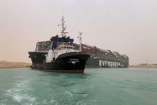 Massive cargo ship turns sideways, blocks Egypt’s Suez Canal