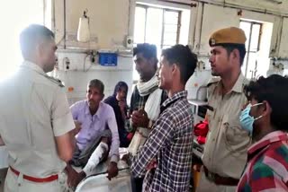 Bullet shot in middle aged leg in Dhaulpur,  Dholpur Police News