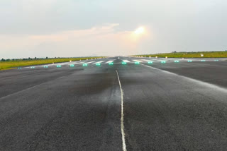 Shirdi airport Night landing