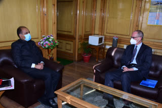 Chief Minister meets niti Aayog through video conferencing in shimla