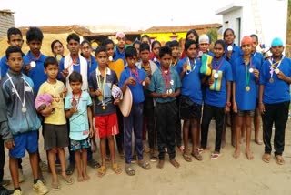 पुरई गांव स्वीमिंग खिलाड़ी , Training for swimming in Purai village