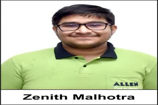 JEE Main Topper Zainith Malhotra, राजस्थान न्यूज़