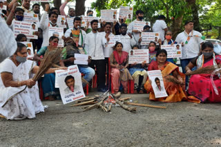 Youth congress protest