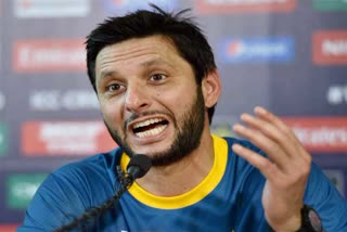 former Pakistan captain Shahid Afridi