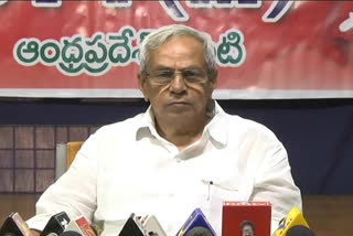cpm state secretary madhu allegations on central government at vijayawada