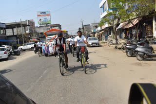 চাইকেল ৰেলীৰে ভোটাৰক সজাগ কৰাৰ প্ৰয়াস বিশ্বনাথ জিলা প্ৰশাসনৰ