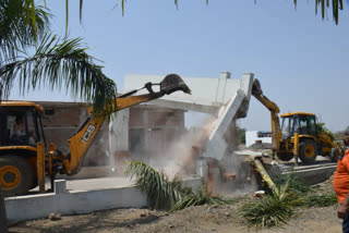 Abid colony was being built by cutting mountains in Jabalpur