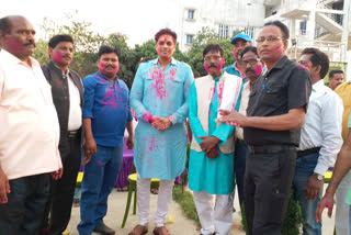 Holi meeting organized in Lohardaga, Godda MLA Amit Mandal joins
