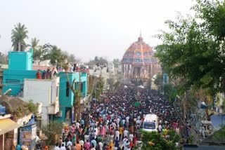 Asia's biggest (Azhi Ther) temple car festival was held today