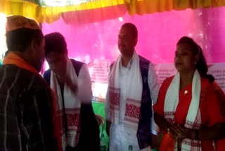 prakash kashyap campaigns for cm sarbananda sonowal in majuli