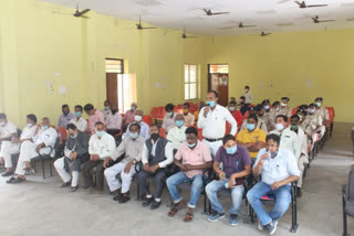 district level peace committee meeting held for festivals in koderma