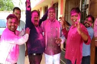 Holi meeting ceremony in Nagar Palika Parishad of dantewada