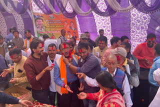 BJP MLA celebrates Holi meeting