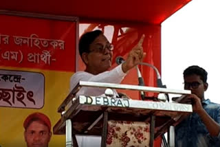 bengal election 2021: Mohammed selim attacks bjp and tmc at Nandigram