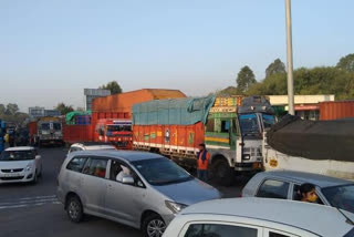 panchkula farmers protest against government during bharat bandh