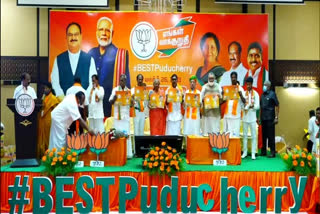 BJP releases poll manifesto for Puducherry, promises 2.5 lakh new jobs