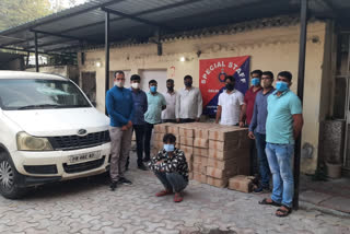 Special Staff recovered huge amount of  liquor