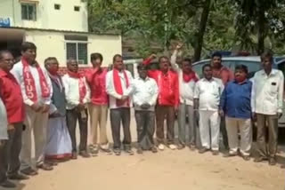 Bharat bandh at bhuvanagiri