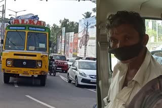 കൊല്ലം  കൊല്ലം ജില്ലാ വാര്‍ത്തകള്‍  മദ്യപിച്ച് വാഹനം ഓടിച്ച ലോറി ഡ്രൈവര്‍ പിടിയില്‍  lorry driver arrestefd for drunk and drive  kollam district news  kollam latest news