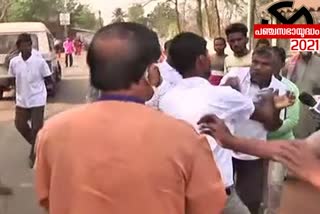 West Bengal polls: CPM leader Sushanta Ghosh attacked by unknown miscreants  ബംഗാൾ തെരഞ്ഞെടുപ്പ്: സിപിഐ(എം) സ്ഥാനാർഥിക്ക് നേരെ ആക്രമണം  ബംഗാൾ തെരഞ്ഞെടുപ്പ്  സിപിഐ(എം) സ്ഥാനാർഥി  സാൽബോണി നിയോജകമണ്ഡലം  കമ്മ്യൂണിസ്റ്റ് പാർട്ടി ഓഫ് ഇന്ത്യ(മാർക്സിസ്റ്റ്) യുടെ സ്ഥാനാർഥി സുശാന്ത ഘോഷ്