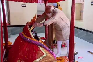 जशोरेश्वरी काली मंदिर में मोदी