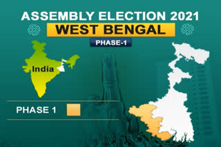 West Bengal Assembly elections update  West Bengal  wb polling today  പശ്ചിമ ബംഗാൾ തെരഞ്ഞെടുപ്പ്  പശ്ചിമ ബംഗാൾ  35.54 ശതമാനം പോളിങ് പശ്ചിമ ബംഗാൾ