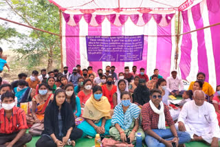 youth sitting on strike