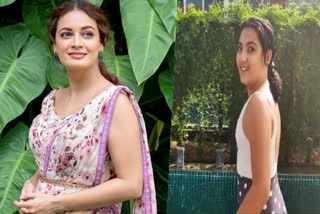 Dia Mirza with step-daughter Samaira Rekhi