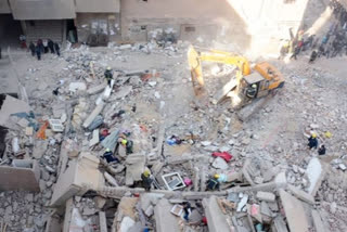 Building collapses in Egypt capital killing 5, injuring 24