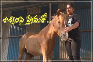 Ten years old girl collected Rs.80000 to help the horses in distress in Karnataka