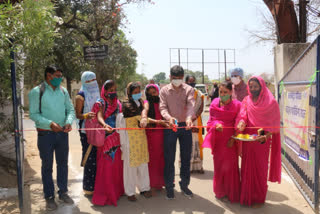 The women of the group are handling the parking of the joint collectorate premises