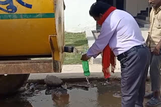 drinking water not available in Surajpur bus stand