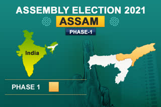 ASSAM POLLS  Assam Assembly Election  Assam election live updates  Assam polls live  Assembly polls 2021  Assam elections updates  voting turnout  ETV Bharat assam polls updates  അസം  തെരഞ്ഞടുപ്പ്  ബിജെപിയും  കോൺഗ്രസ്