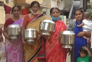 women's protest for water