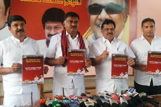 s p velumani danger for tamil society says Thondamuthur dmk candidate Karthikeya Sivasenapathy