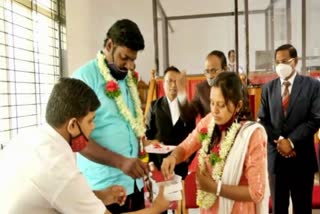 Two couples reunited at gadag Lok Adalat