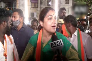 BJP's Khushbu Sundar