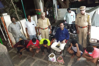 seb officials seized marijuana at tenali