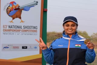 ISSF World Cup: ਭਾਰਤੀ ਮਹਿਲਾ ਟੀਮ ਨੇ ਟ੍ਰੈਪ ਮੁਕਾਬਲੇ 'ਚ ਸੋਨ ਤਮਗ਼ਾ ਜਿੱਤਿਆ