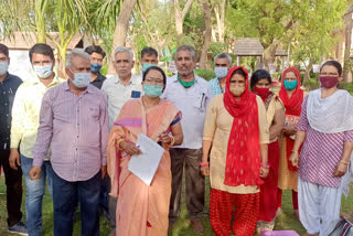 Nagaur news, Village Development Officers protested