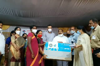 tv distributed to anganwadi centres