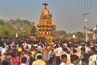 gurugunta amareshwara fair celebrated in middle of covid fear