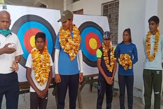 तीरंदाजी प्रतियोगिता में चयन, National Archery Competition, Alwar News