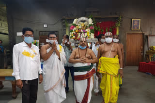 yadadri, vasanthothsava festivities