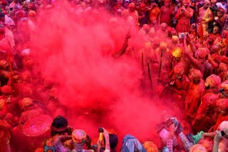 holi celebration in india