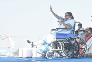 Mamata took to the streets in Nandigram