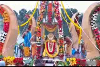 nanjangud srikanteshwara and parvathy devi  teppostav