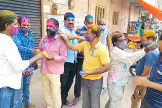 Holi celebrations in Sangareddy district,  Holi celebrations under the auspices of PRTU